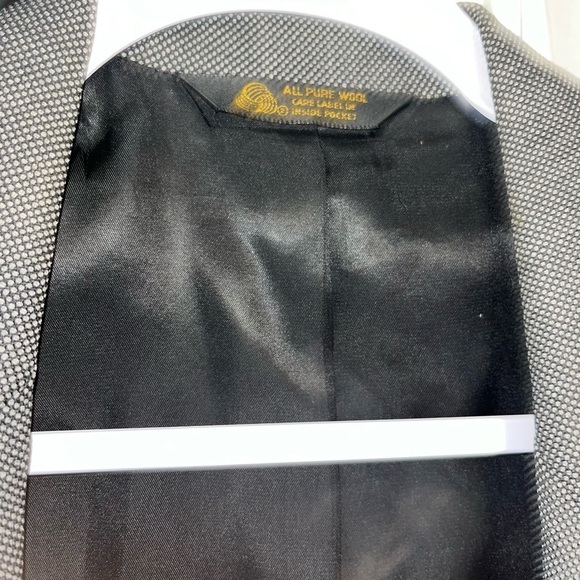 Kingsridge wool Women’s pure wool gray black career blazer Size 6 approximately - Picture 4 of 10